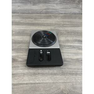 Nintendo PS3 & PS2 DJ Hero 2 Wireless Turntable Controller *No Dongle* Tested!